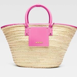 “Jacquemus” The soli basket with long cross-body straps